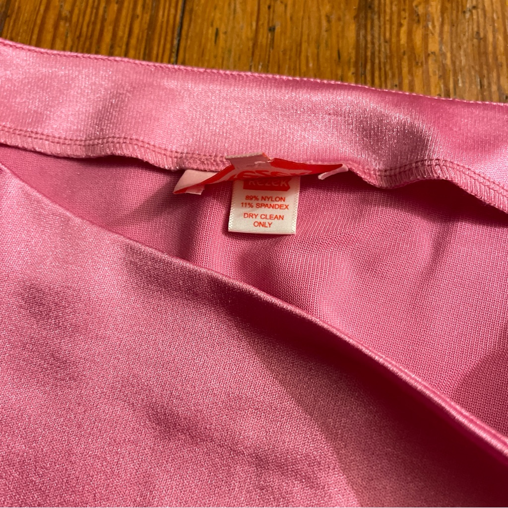 Nwot Rezek Studio Teeny Mini Skirt In Watermelon Fuschia Hot Pink Barbie Disco — image 8 of 8